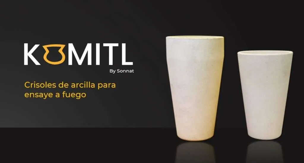 Los crisoles Komitl se utilizan principalmente en el análisis de metales a través de fusión (ensaye a fuego) en laboratorios metalúrgicos e industriales Sonnat